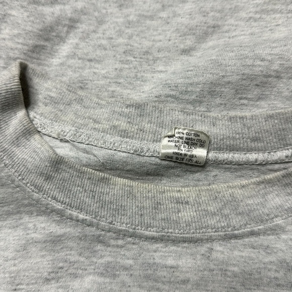 Vintage The Body Co. Abstract Neon Purple Green Short Sleeve Crop Top M/L 90s - Picture 9 of 12